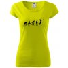 Evolúcia volejbal smeč - Dámske tričko Pure - 2XL ( Limetková )