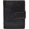 Lagen Pánska kožená peňaženka V-227 / T čierna