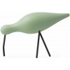 Normann Copenhagen Drevený vtáčik Shorebird, veľký, dusty green/black