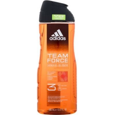 Adidas Team Force Shower Gel 3-In-1 New Cleaner Formula Sprchovací gél 400 ml pre mužov