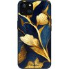 iSaprio Lesklé puzdro Gold Leaves – iPhone 13 GoLeav-TGL2-i13