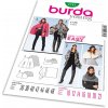 Strih Burda 7313 - Jednoduchý plášť, prehoz