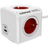 Cubenest PowerCube Extended USB A+C PD 20 W Barva: červená