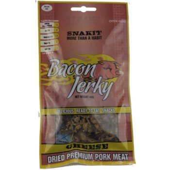 Snakit Bacon Jerky Cheese 40g