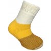 SPACÍ KIDS detské thermo ponožky Boma - PRUHY Žltá 30-34 1 pár
