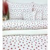 Letné mušelínové obliečky Jahody 140x200 – ovocné, priedušné, 100 % bavlna, ideálne pre deti
