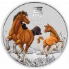 The Perth Mint strieborná minca Lunar Series III Year of Horse 2026 Kolorované 1 oz