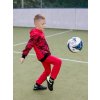 1F Football tepláky červená