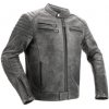 Moto bunda RICHA CHARLESTON titánová kožená - Veľkosť 54