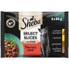 Sheba Selection in Sauce Šťavnatý výber 4 x 85 g