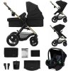 | KINDERKRAFT - Kombinovaný kočík 3v1 MOOV 2 XL Air Black | KSMOOVXLBLK0000