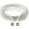 Nedis CCTB60800AL20 USB 2.0, USB-C™ Zástrčka, USB-C™ Zástrčka, 2m, stříbrný