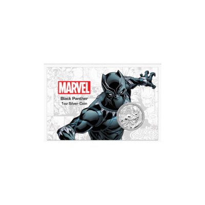 The Perth Mint strieborná minca Marvel Black Panther 2018 1 oz