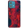 Picasee silikónový prehľadný obal pre Motorola Edge 40 Neo - Organic red