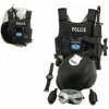 Teddies sada policejní pistole a přilba s doplňky plast 38cm v síťce