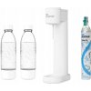 Saturátor na vodu Dafi Sifón Biely + Bombička CO2 + 2x Fľaša 0,7 Pushair