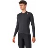 Castelli Espresso Thermal LS, Light black Veľkosť: XXL Pánsky cyklistický dres do prechodných a mierne chladných podmienok