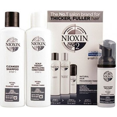 Nioxin Darčeková sada vlasovej starostlivosti pre jemné výrazne rednúce prírodné vlasy System 2