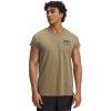 Pánske tričko s krátkym rukávom UNDER ARMOUR PROJECT ROCK-Cap Sleeve T-BRN Hnedá XL