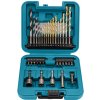 Makita B-68498 sada bitů a vrtáků 34 ks v plastovém kufru
