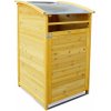 Habau Záhradný box na smetný kôš, 120 l (prírodná) (100271525)