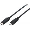 C-TECH CB-USB32-10B USB 3.2, Type-C (CM/CM), PD 100W, 20Gbps, 1m, černý