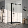 Hüppe Huppe MyFlex čierne sprchové dvere 120cm, pravé prevedenie