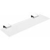 Nimco Polica do kúpeľne a sprchy 40 cm – sklo kov Kibo Ki-14091B-40-26