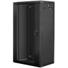 Lanberg WF01-6422-10B rack 22U Nástěnný regál Černá