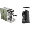 Stone Espresso Mine Green + Eureka Atom W 65 Casa, black