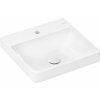 Hansgrohe Xelu Q umývadlo 50x48 cm obdĺžnik klasické umývadlo-umývadlo na nábytok biela 61012450