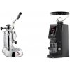 La Pavoni Stradivari Lusso + Eureka Atom W 65 Casa, black
