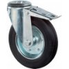 Transportné koliesko 125x37 mm otočná kladka s brzdou