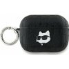 Karl Lagerfeld Karl Lagerfeld KLAP2PGCHPK kryt na AirPods Pro 2 (2022/2023) černá/černá s monogramem Choupette Head