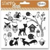 StampoClear Gelová razítka lesní zvířátka