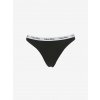 CALVIN KLEIN Modern Cotton Thong nohavičky tango čierne