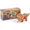 Triceratops dinosaurus figúrka so svetelnými efektmi