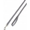 Vodítko Nobby Classic, prémiový popruh S/M, materiál 15mm/120cm, sivé