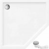 Rea Diamond - akrylátová sprchová vanička 80 x 80 x 5 cm + sifón, biela, REA-K8544
