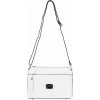 WENDY dámska crossbody koženková kabelka Biela