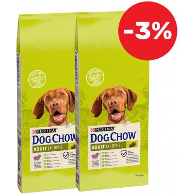 Purina Dog Chow Adult Lamb & Rice 2 x 14 kg