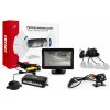 Asistenty parkovania TFT01 4,3` s kamerou CAM-315 LED, 4-senzorové strieborné