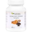 Natural Medicaments Kurkumín-piperín komplex 60 tabliet .