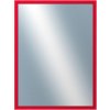DANTIK - Zrkadlo v rámu, rozmer s rámom 60x80 cm z lišty BOX červená morená (1750)