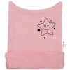 Baby Nellys Novorodenecká čiapočka Baby Little Star ružová