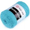 Pletacia priadza Macrame Cotton 250 g modrá azurová 1ks