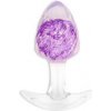 ToyJoy Anal Play Crystal Butt Plug Medium Purple