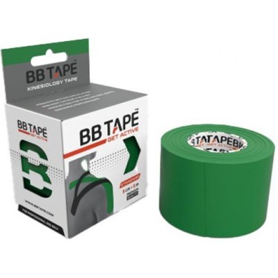 BB Tape Kineziologický tejp - 5 m x 5 cm Farba: zelená