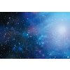 DIMEX | Vliesové fototapety na stenu Vesmírne pozadie MS-5-2281 | 375 x 250 cm | modrá, biela, čierna + Vliesová fototapeta na stenu DIMEX Vesmírne pozadie MS52281 v rozmere 375 x 250 cm