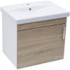 Naturel Kúpeľňová skrinka s umývadlom Vario Dekor 60x51x40 cm dub bardolino mat VARIO260BIDB